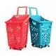 Compact Rolling Shopping Basket 2001