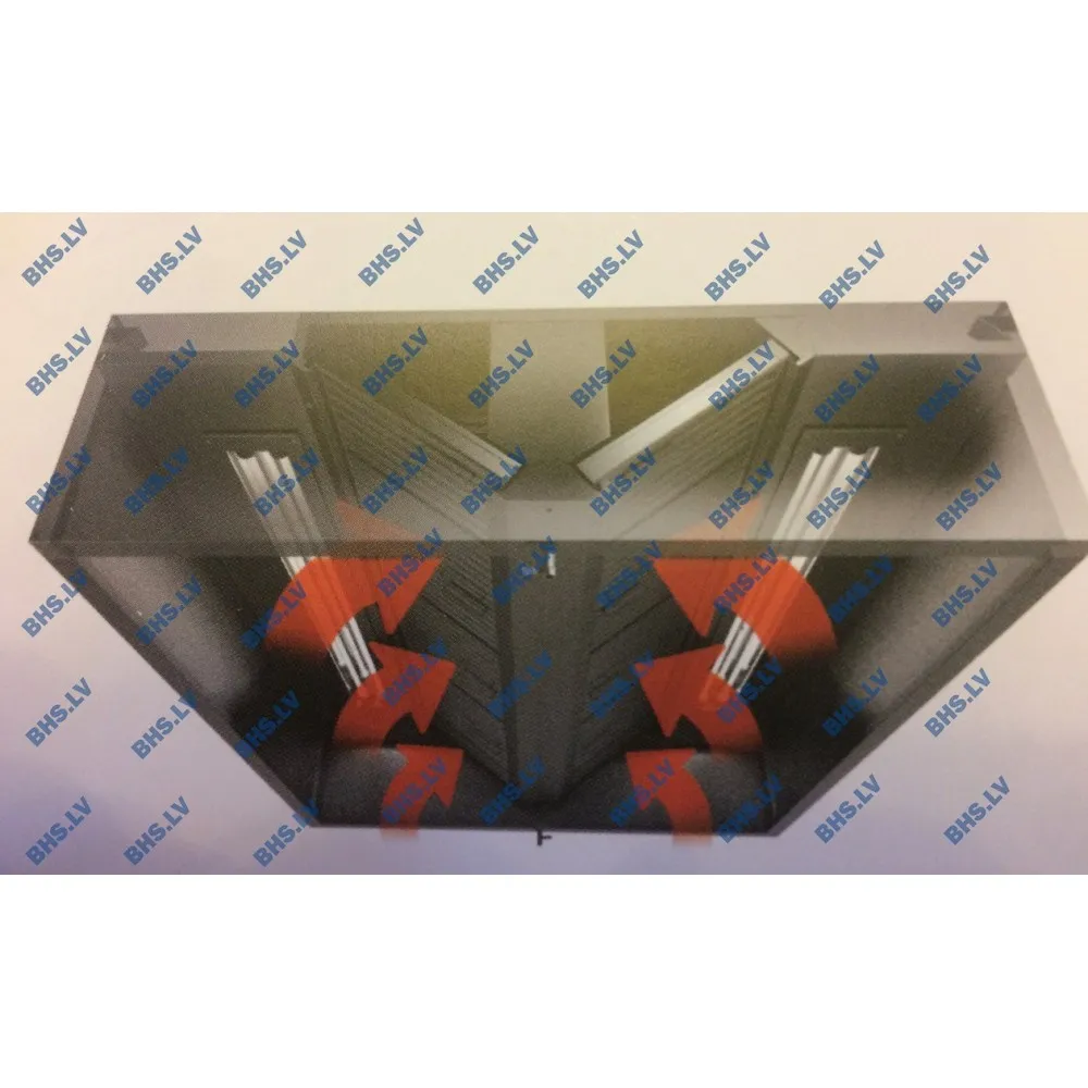 Hotte de ventilation centrale HNCD avec filtres