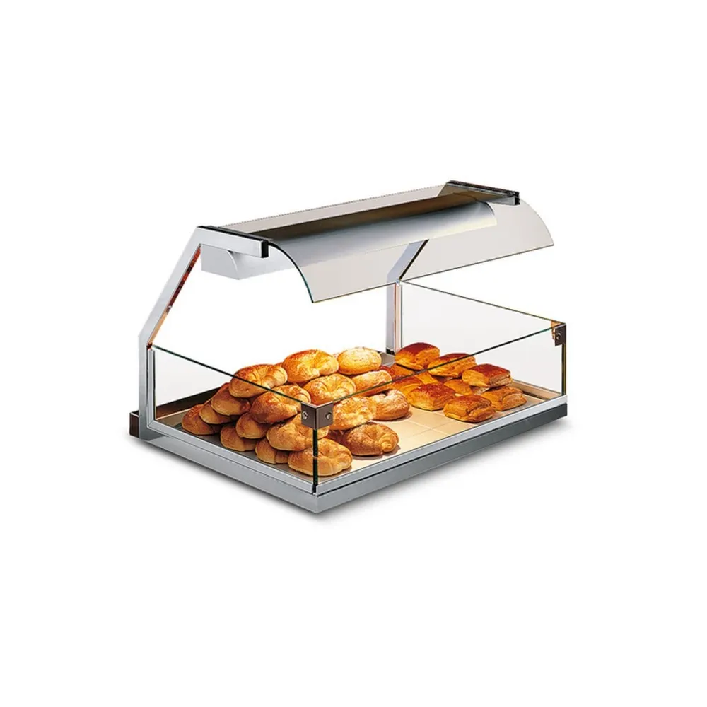 Витрина с горячей поверхностью для кафе