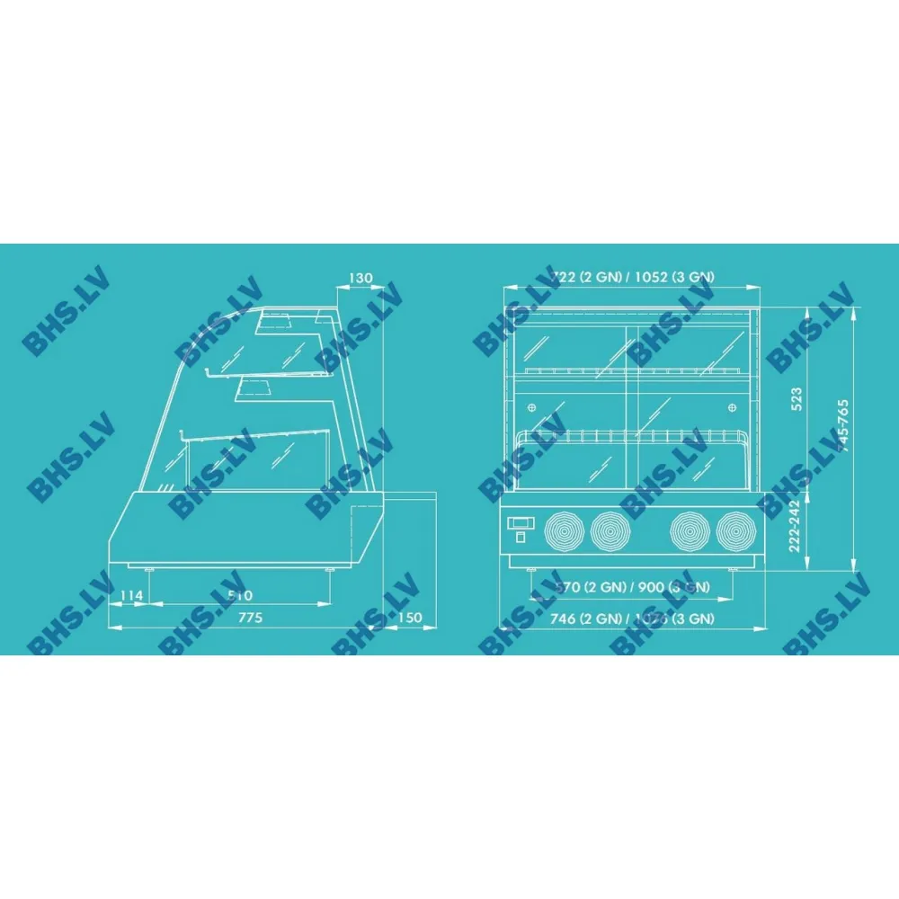 KENTUCKY COLD 2GN Külmutusvitrtiin