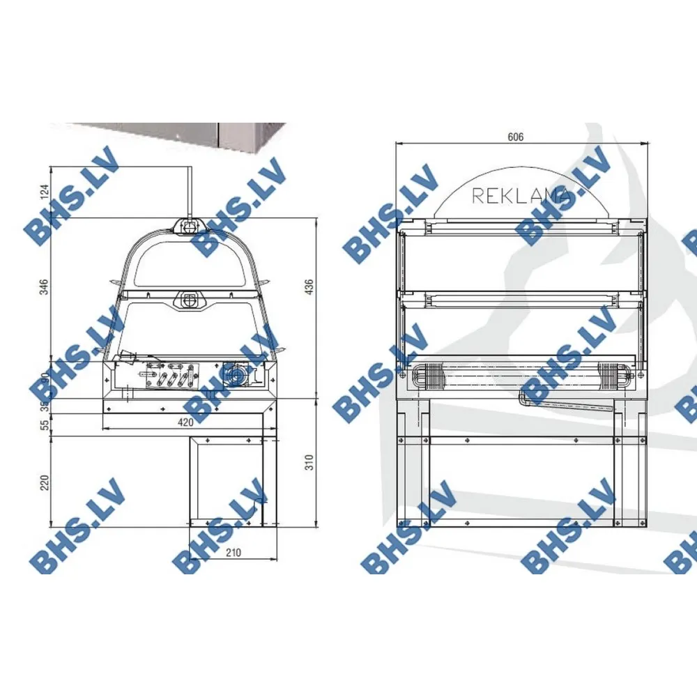 Loire Cold Display Case for Desserts