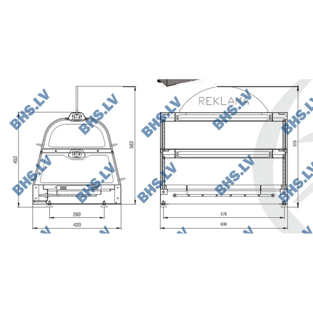 Gourmet Hot Showcase Loire