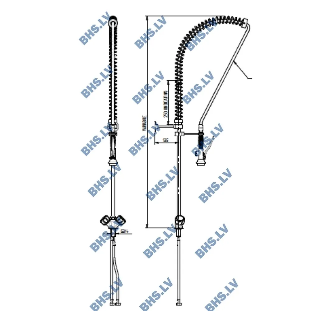 Universalus Dušo Maišytuvas 20126