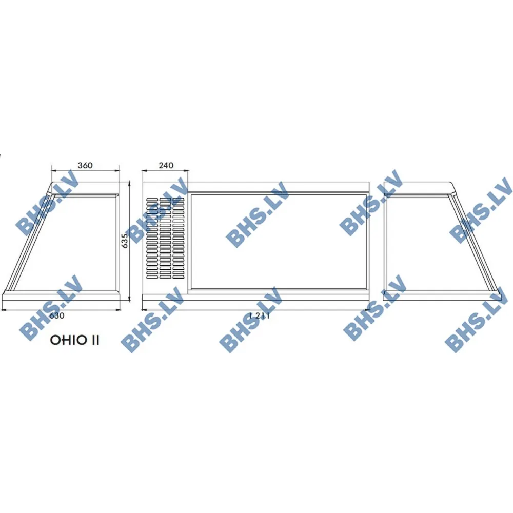 Ohio II Confectionery Display Case