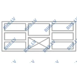 Cooling counter with granite table top P222 1300 mm