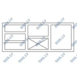 Холодильный стол с подъемным механизмом P240 1500 мм