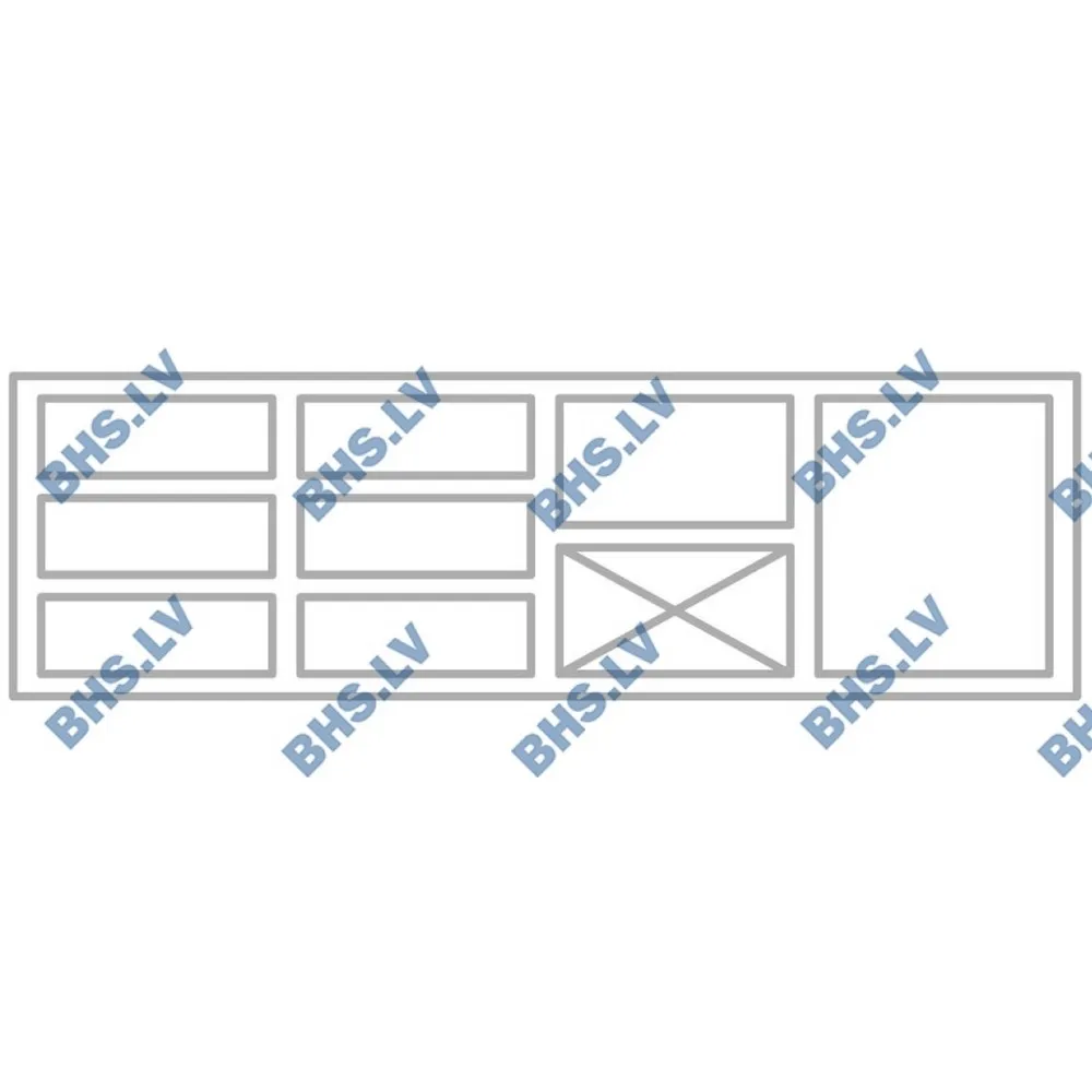 Saladette külmletk P345 - 1720 mm