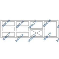 Saladette сounter P345 1720 mm