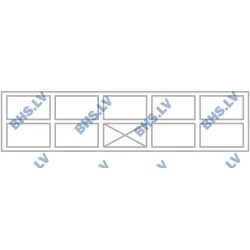 Cooling counter with granite table top 2130 mm P414