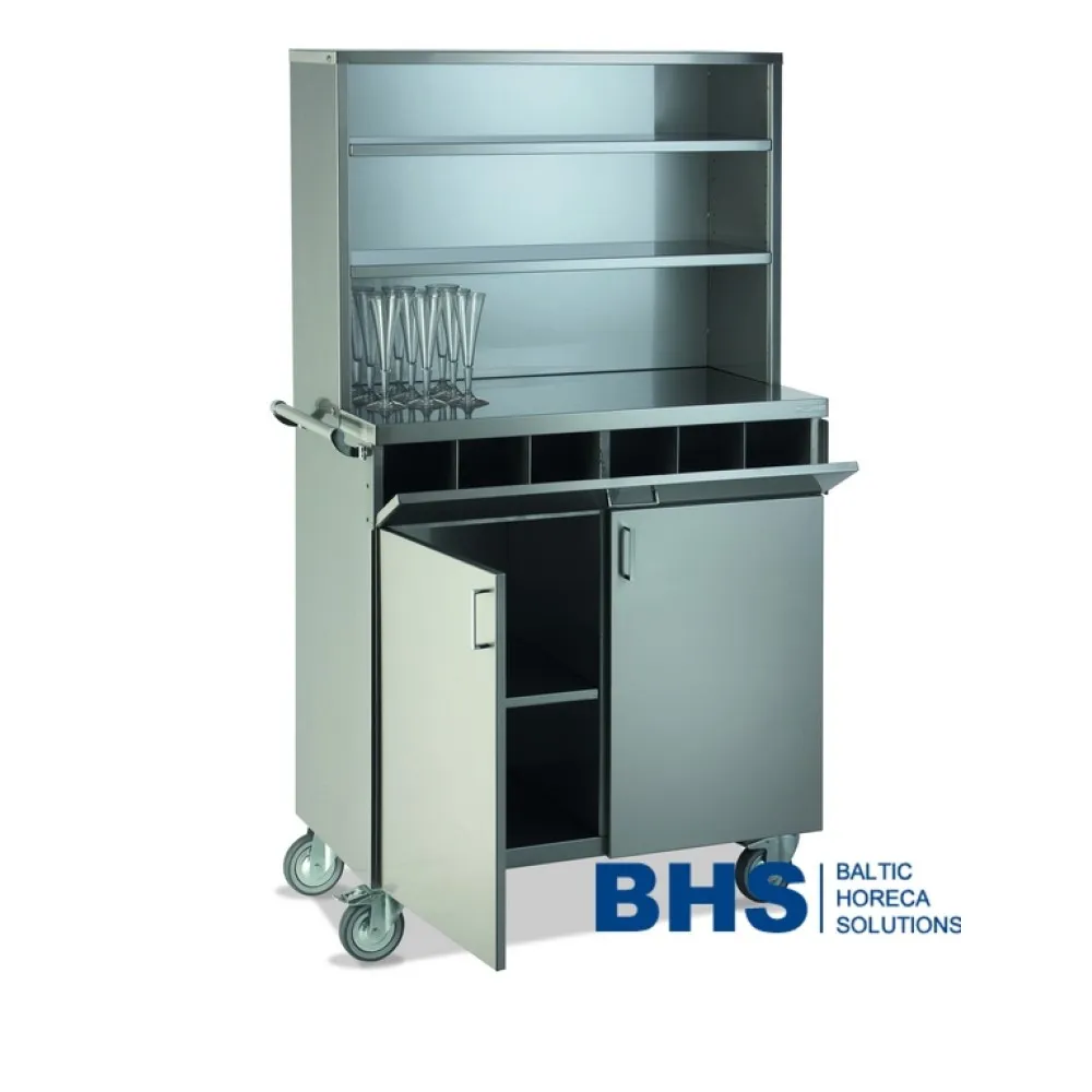 Nerūdijančio Plieno Palaikėjų Stotis su Ratukais POLAR2AP