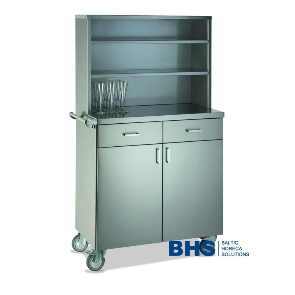 Nerūdijančio Plieno Palaikėjų Stotis su Ratukais POLAR2AP