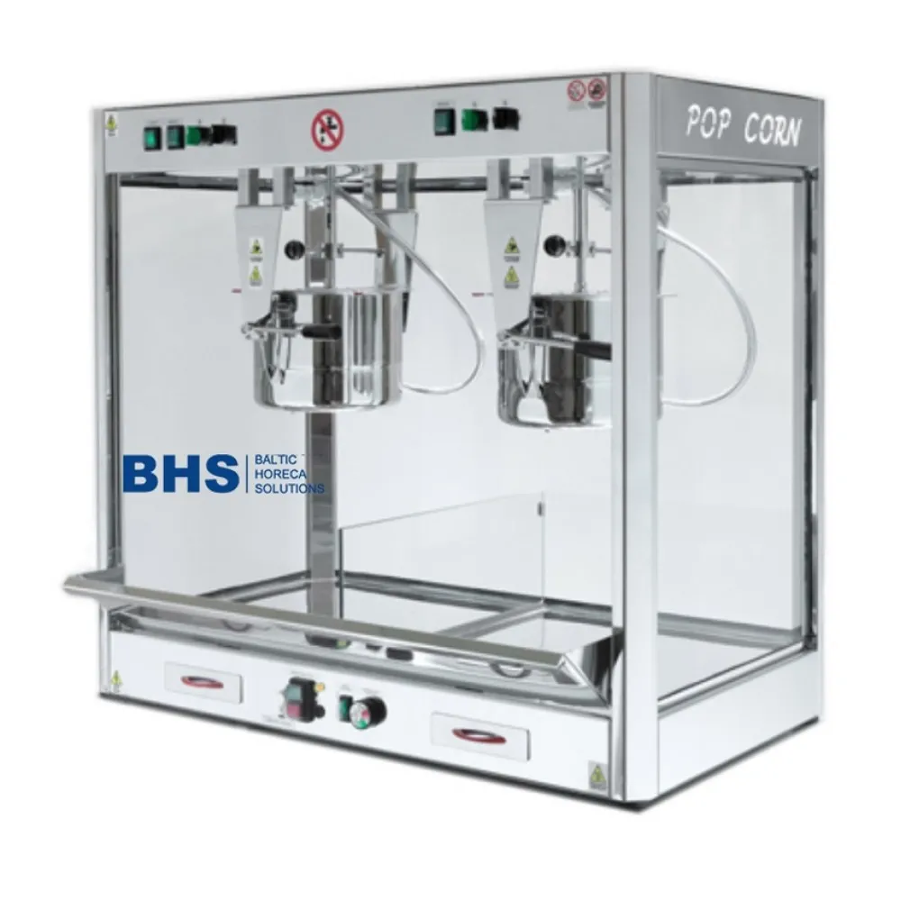 Popkorna iekārta Doppio Inox