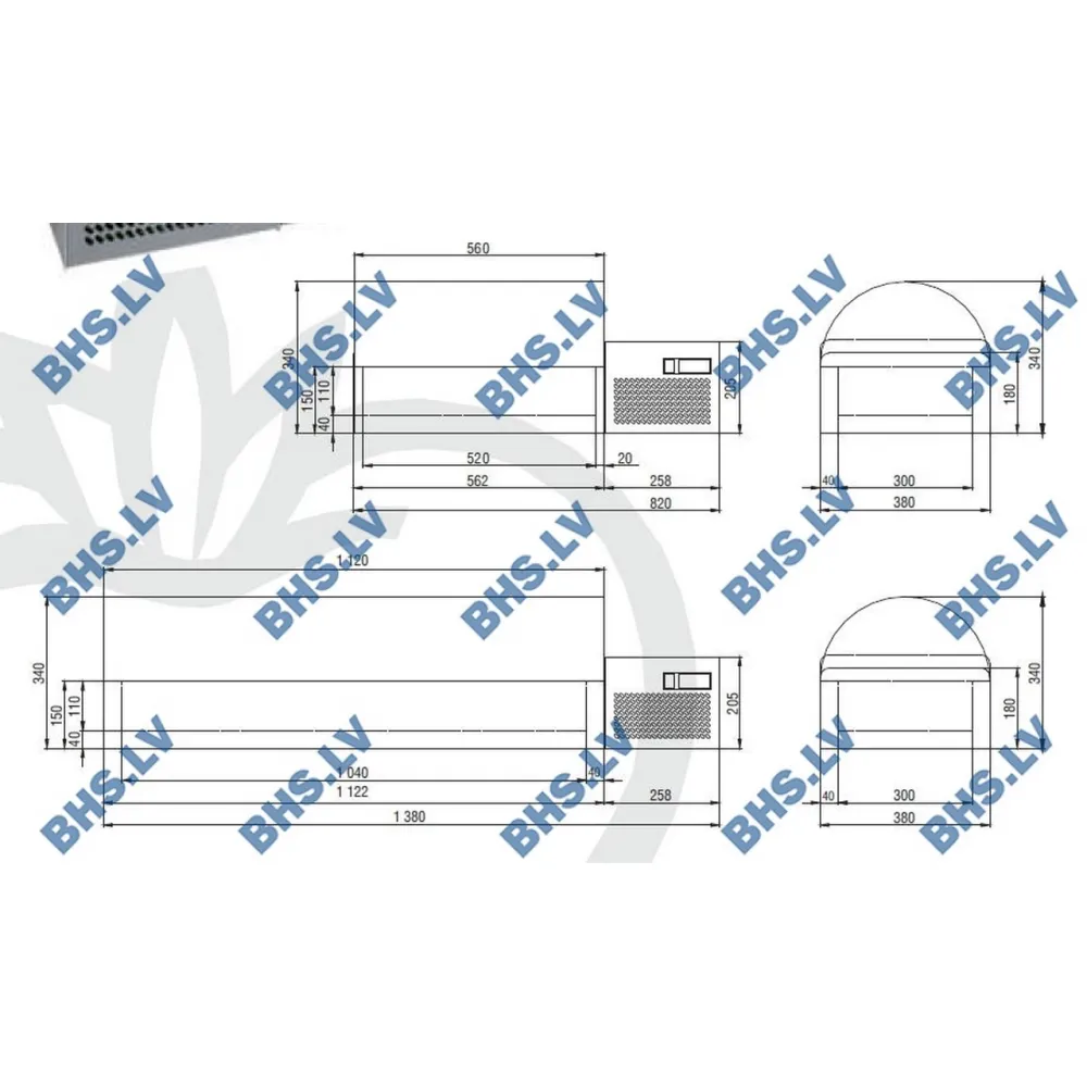RHEIN 1400 Ülemine Külmlett