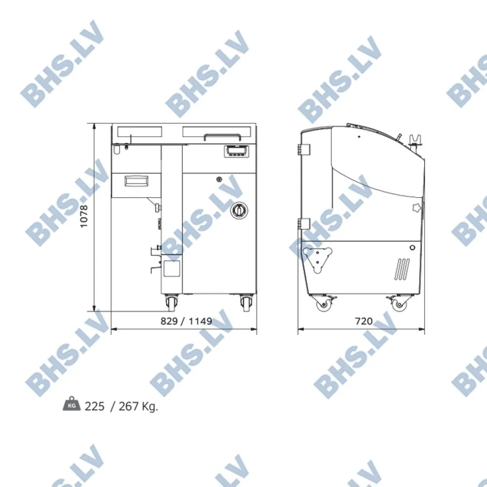 Электронный слайсер для хлеба MG-SA50