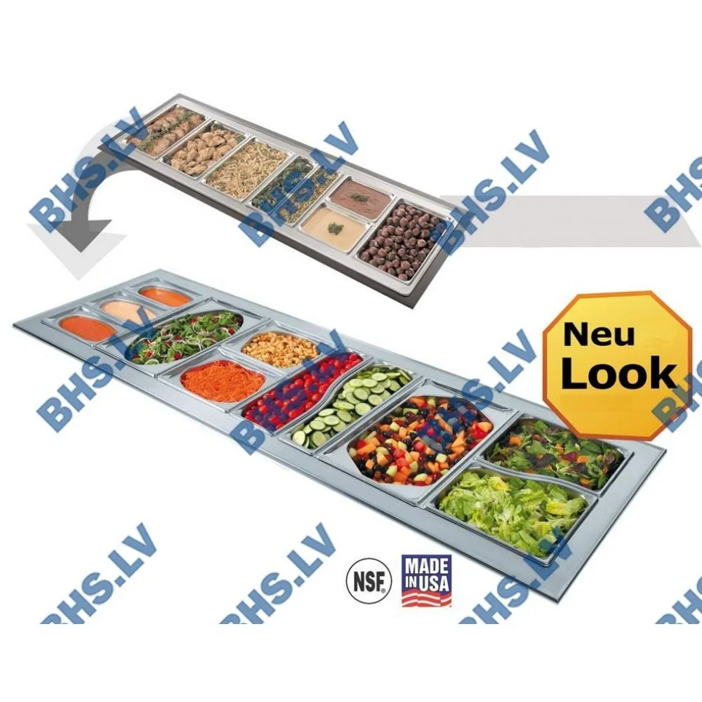 GN1/2 - 65 mm Neerukujuline Konteiner