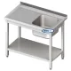 Premium Metal Work Table with Sink and Shelf