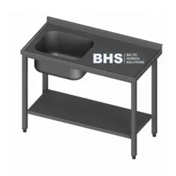 Metal table with sink and self  2700