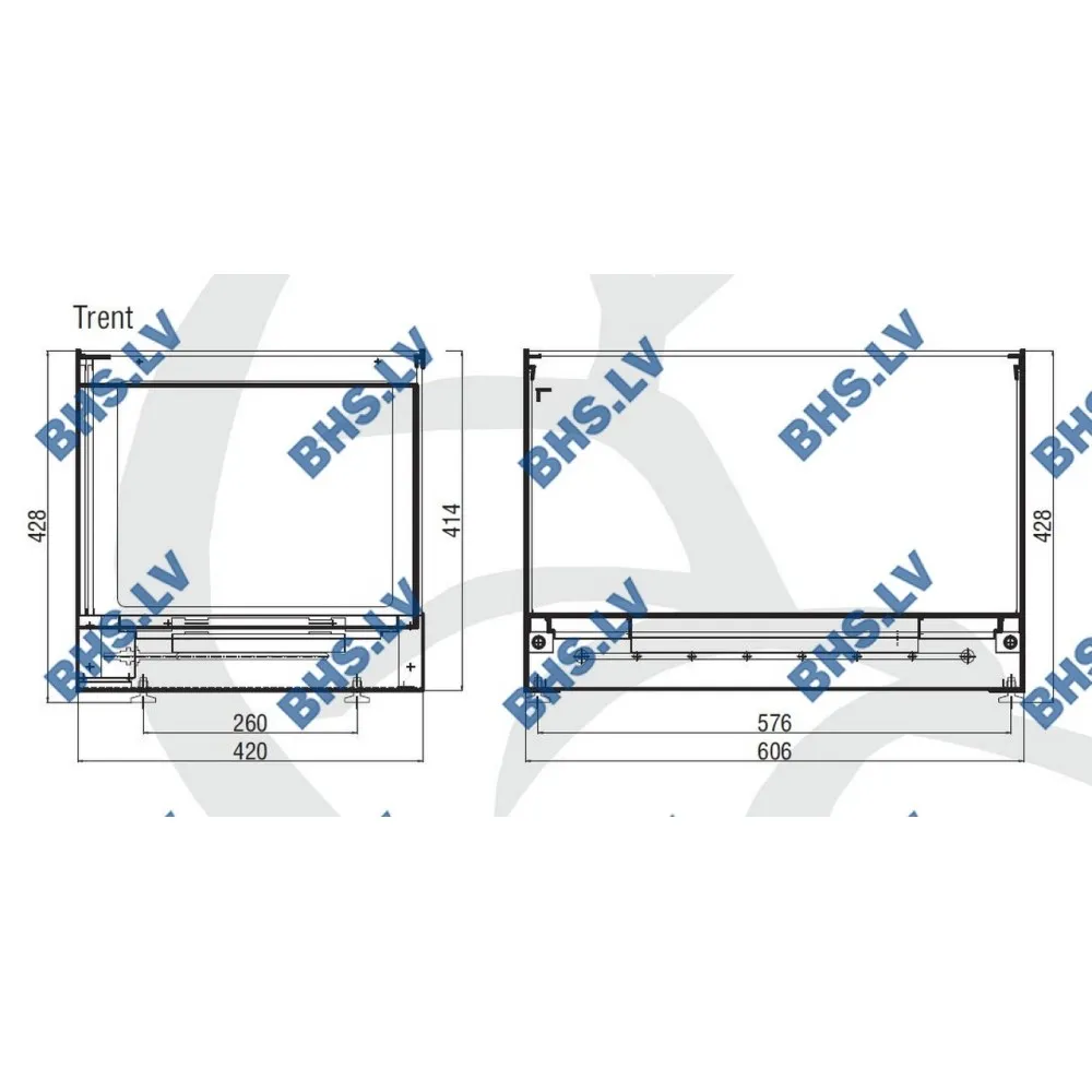 TRENT Inox Maiustuste Vitriin