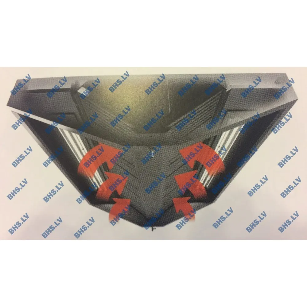 BHS HNCA Central Island Ventilation Hood