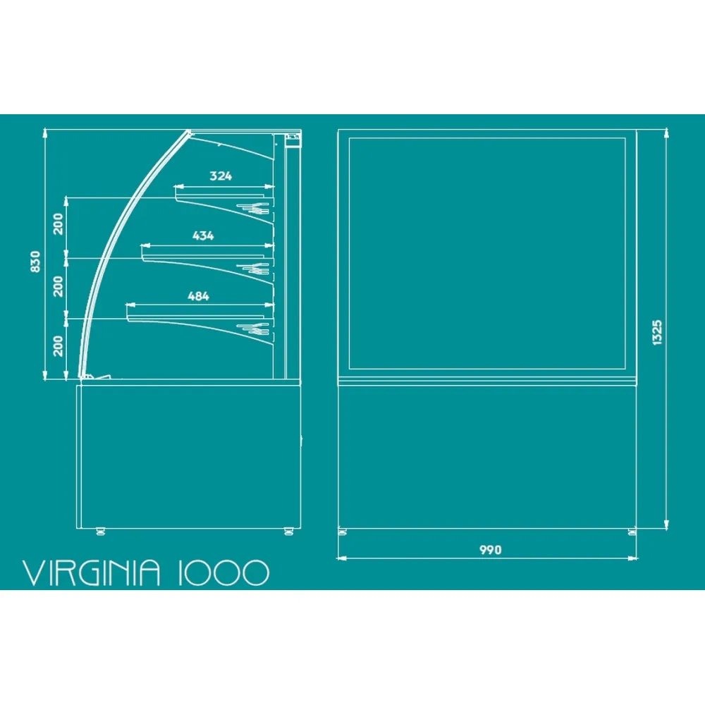 VIRGINIA HOT Kuumvitriin