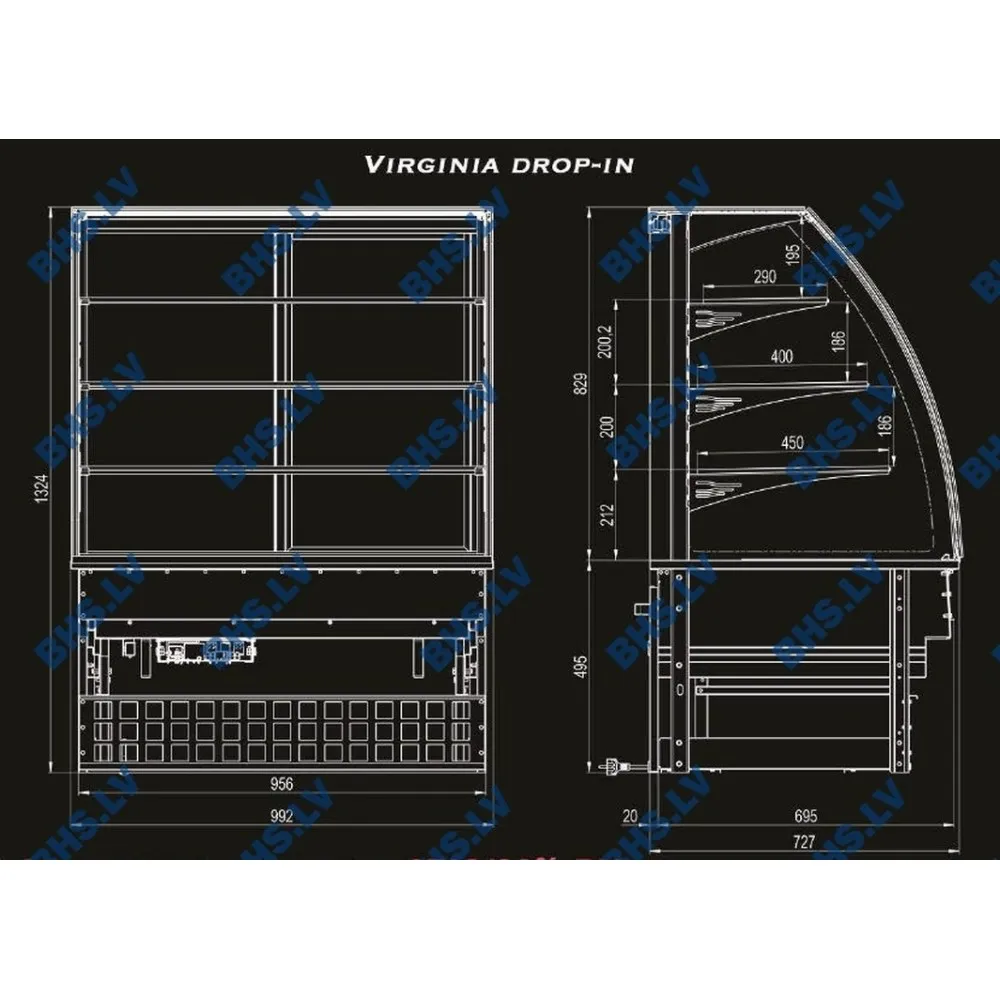 VIRGINIA HOT - Karstā Vitrīna