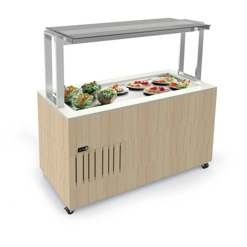 Горячая витрина 3-1/1 с функцией обогрева