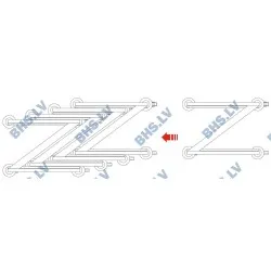 Vežimėlis GN 1/1 padėklams 16