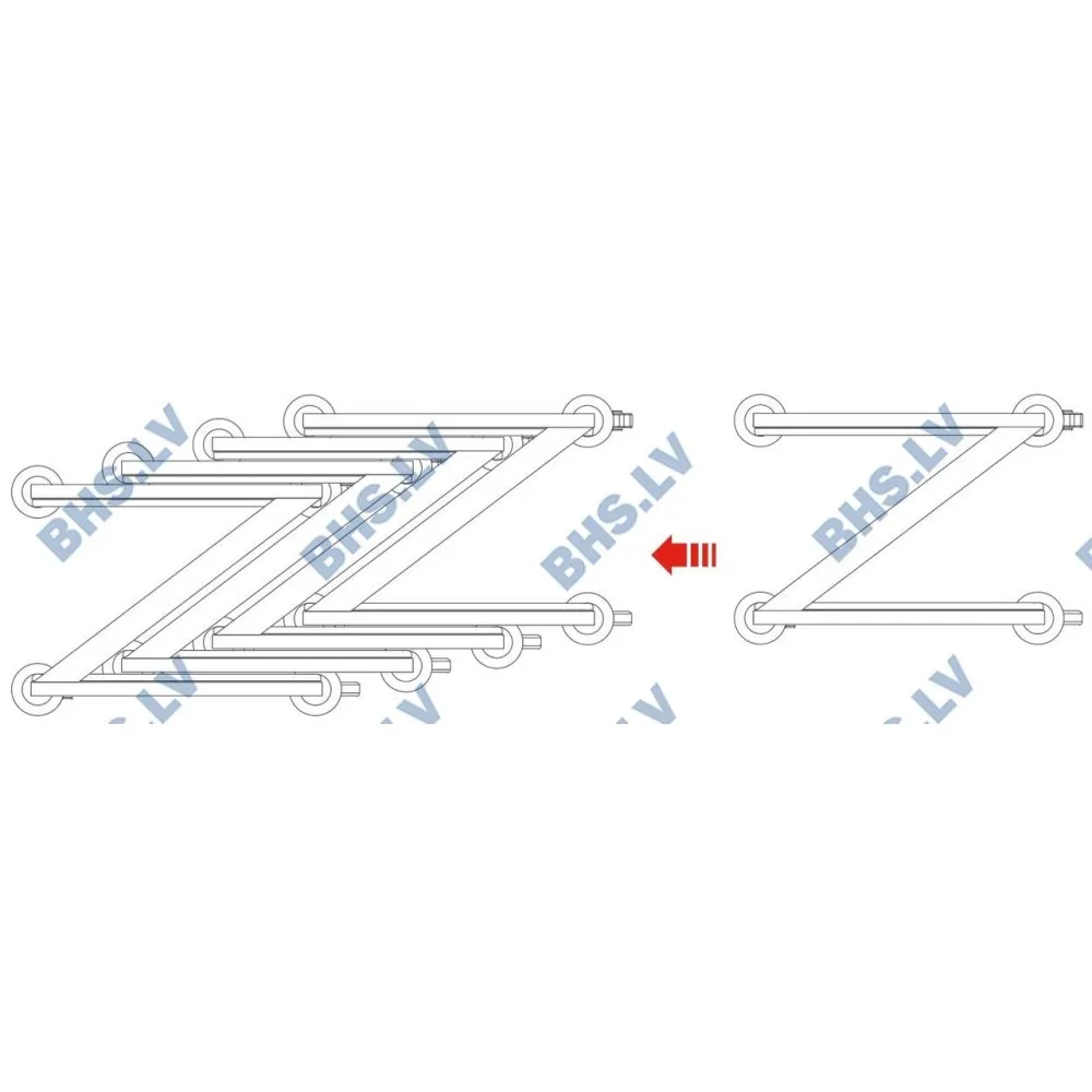 Heavy-Duty GN1/1 Tray Trolley
