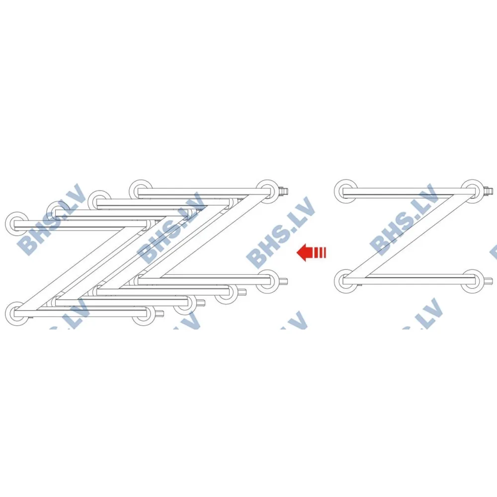 Heavy-Duty GN1/1 Tray Trolley