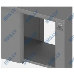 Durvis priekšpusē un aizmugurē