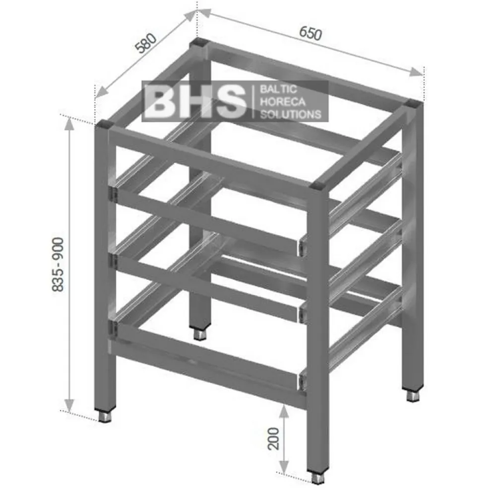 Элегантная рама для посуды с открытыми полками