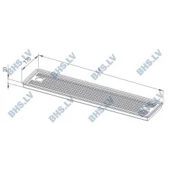 Дренажный поддон для бара 500