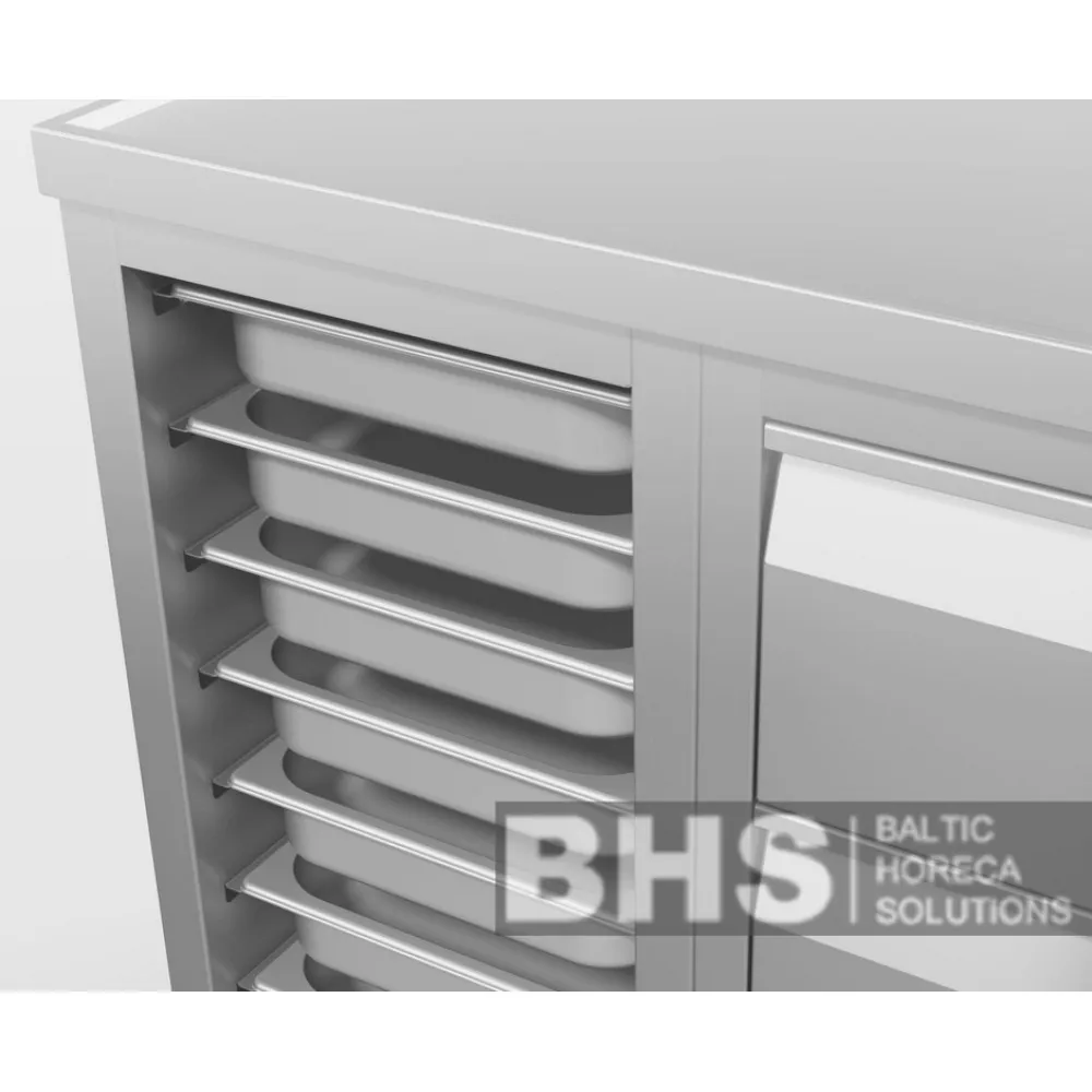 Étagère Modulaire 7 GN1/1 avec Supports de Plateaux