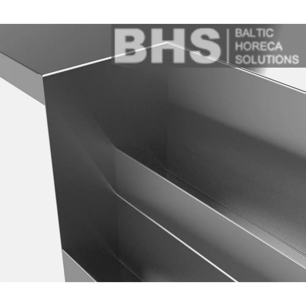 Двухуровневая сварная полка для бутылок 900