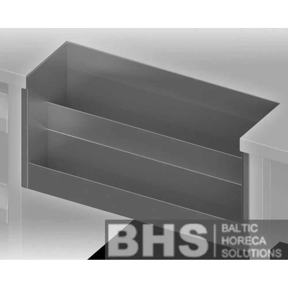 Двухуровневая сварная полка для бутылок 900