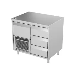 Tõstemehhanismiga külmutuslaud P121 1140 mm