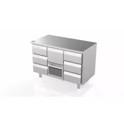 Tõstemehhanismiga külmutuslaud P222 1500 mm