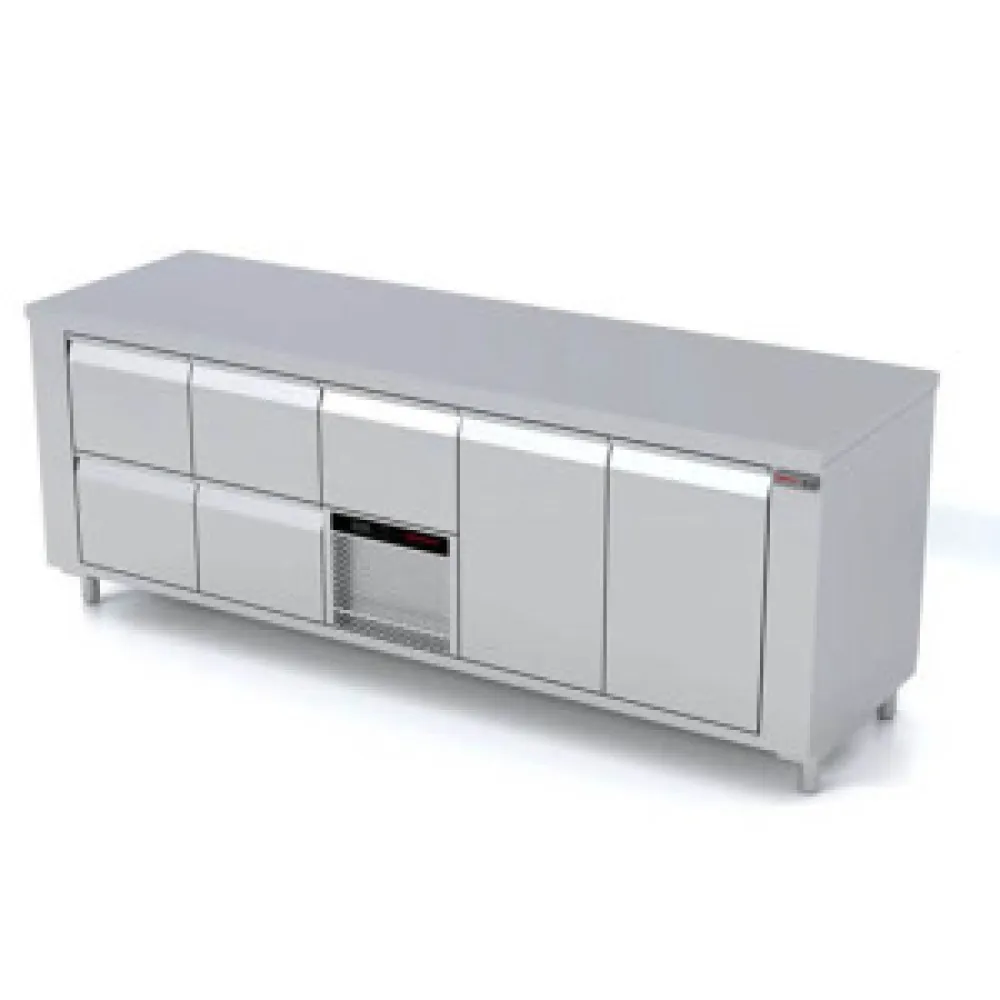 Premium Stainless Steel Cooling Counter with Lift Mechanism