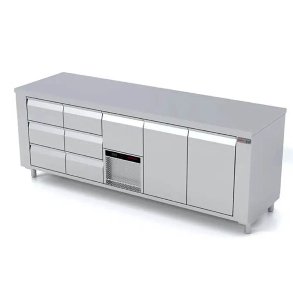 Ergonoomiline Tõstemehhanismiga Külmutuslaud P447