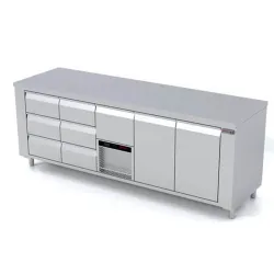 Tõstemehhanismiga külmutuslaud P447 2330 mm