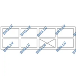 Salātu galds P313 1720 mm