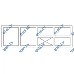 Salātu galds P332 1720mm