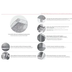 Graniidist tööpinnaga külmutuslaud P101, 940 mm