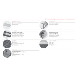 Cooling counter with granite table top P240 1300 mm