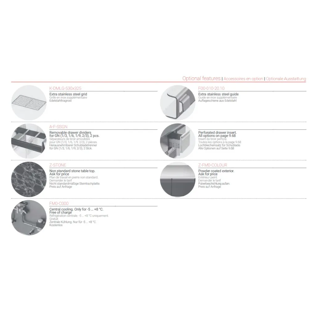 Granito paviršiumi šaldomas stalas P335 1720mm