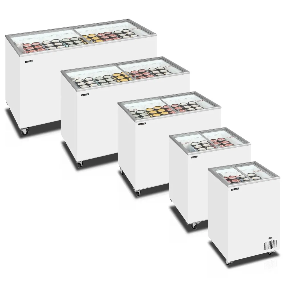 Мороженое в морозильном ларе 430 литров