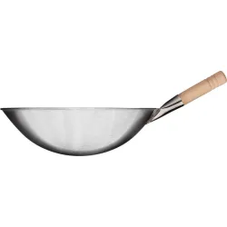 Wokpann Ø 400 mm (harjatud)