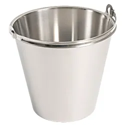 Premium Stainless Steel Bucket, Ø 235 mm, 7 L