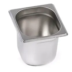 GN1/6 roostevabast terasest konteiner kõrgusega h-150 mm BASIC