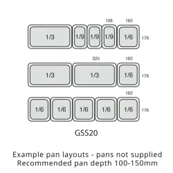 Laevadele mõeldud lauakülmik 201 l